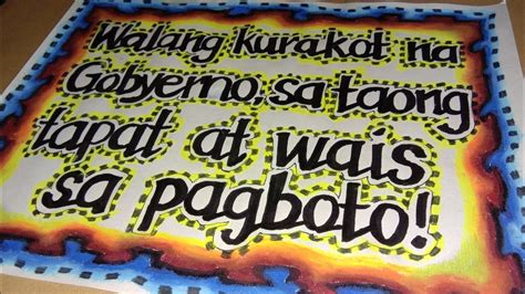 political campaign slogan tagalog